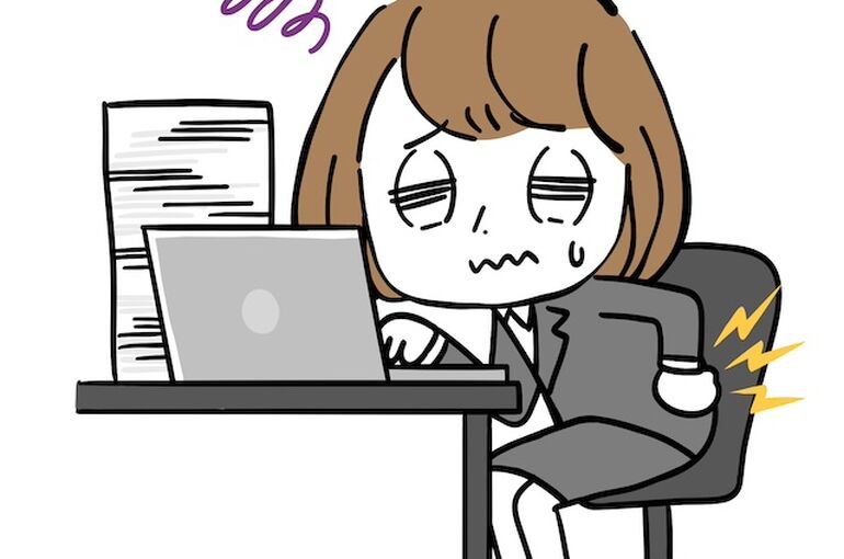 腰痛女性２